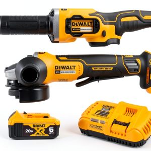 DEWALT 20V MAX XR Cordless Angle Grinder and Die Grinder Kit with 5Ah-0