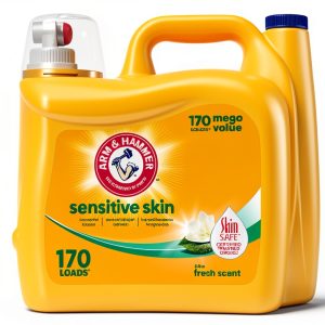 ARM & HAMMER Sensitive Skin Laundry Detergent Fresh Scent 170 fl oz-0