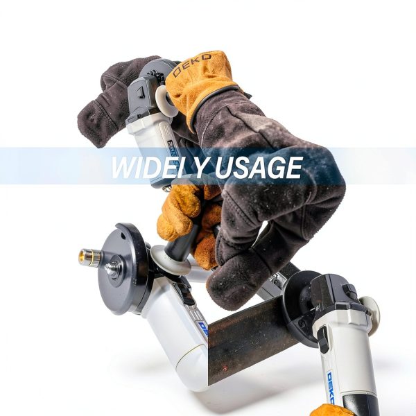 DEKOPRO 115mm Angle Grinder Kit 900W 12,000RPM Grey Metal-5