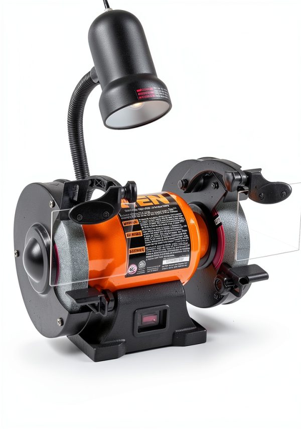 WEN Bench Grinder 6 Inch Variable Speed BG4276 Black Orange-4