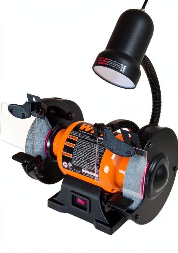 WEN Bench Grinder 6 Inch Variable Speed BG4276 Black Orange-1