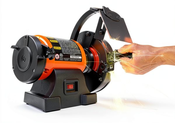 WEN Bench Grinder 6 Inch Variable Speed BG4276 Black Orange-3