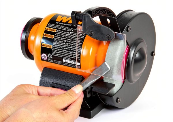 WEN Bench Grinder 6 Inch Variable Speed BG4276 Black Orange-2