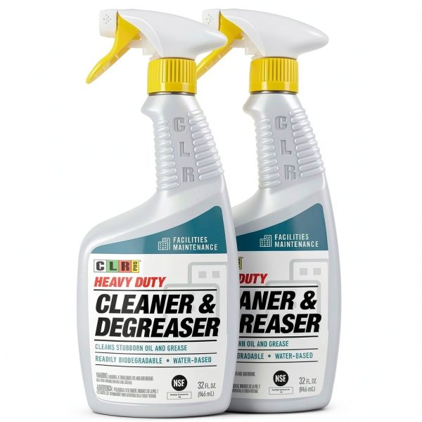 CLR PRO Heavy Duty Multi Surface Cleaner Degreaser 32oz Pack of 2-0