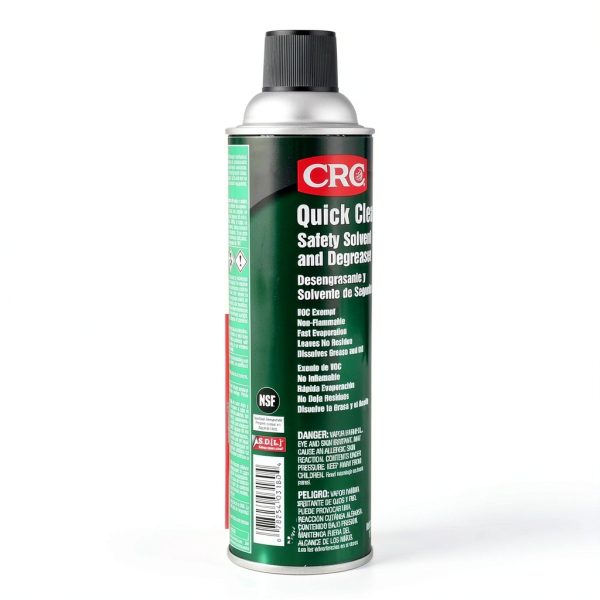 CRC Quick Clean Safety Solvent Degreaser 03180 19 oz Aerosol Cleaner-2