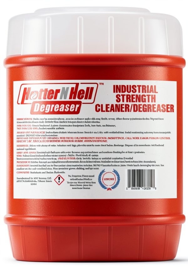 Industrial Degreaser 5 Gallon by SOS SYSTEMS Commercial Grade Cleaner-0