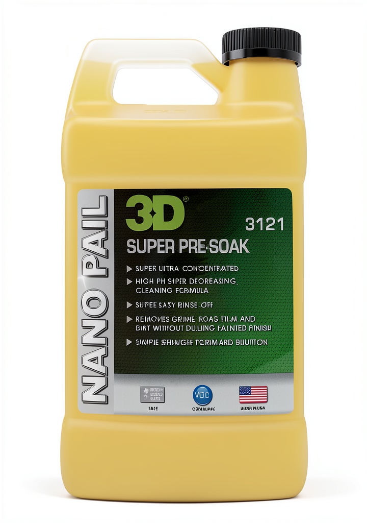 Installing 3D Super Pre-Soak High pH Car Cleaner - Biodegradable 64 oz Spray on a wooden desk