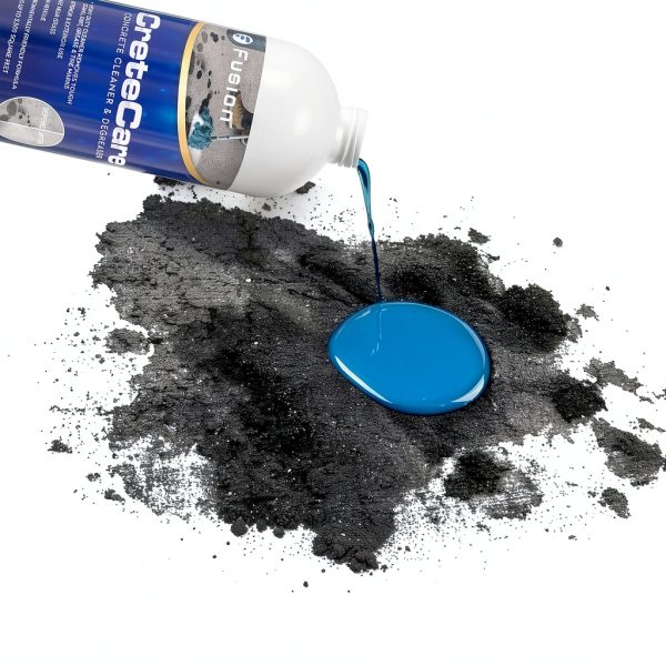 Concrete Cleaner Fusion CreteCare 128oz Oil & Grease Remover Garage-6