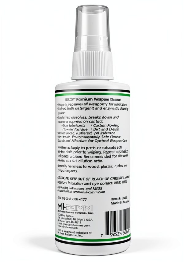 Mil Comm Mc25 Gun and Firearm Cleaner 4oz Degreaser Non Abrasive-1